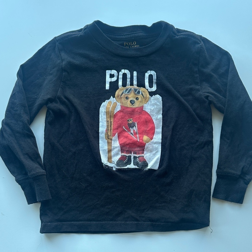 POLO Ralph Lauren Ski Resort Bear Long Sleeve Tee 3